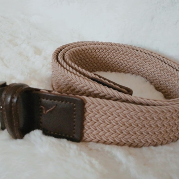 No brand Accessories - Leather Braided Belt Brown Size Large